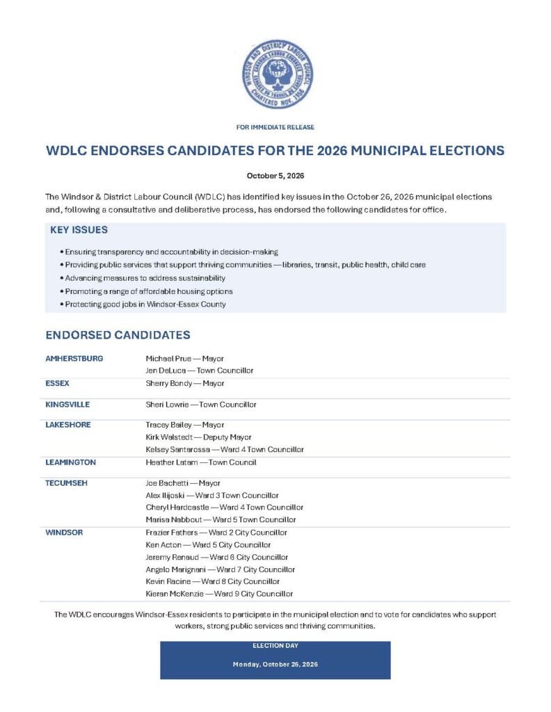 2026 Municipal Elections